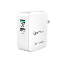 Quick Charge 3.0 充電器 RAVPower 30W 2ポート USB充電器